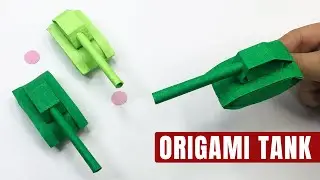 How to Make an Origami Tank | Easy Paper Craft Tutorial for Beginners