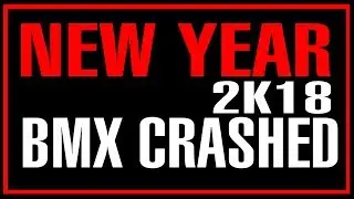 BMX crashed | New year a mini video | Новогоднее падение с трёхи