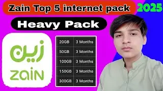 How to get Activate top 5 Zain internet packages 2025 Zain net Packages
