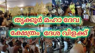 Thrikkur Maha Deva Kshethram | Desa Vilakku | Ayapan Vilakku | Panchari melam | Nadha sworam  2024