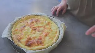 Une tarte raclette 🧀🧀🧀