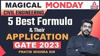 Magical Monday | 5 Best Formula and Their Application | GATE 2023 | Pratik Mishra Sir
