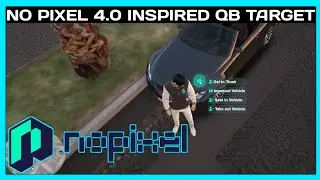 NO PIXEL 4.0 INSPIRED QB TARGET  *FREE* | FiveM Roleplay Scripts | FiveM Tutorial | MJ DEVELOPMENT