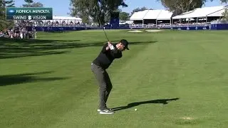 Patrick Rodgers&rsquo; slo-mo swing is analyzed at Farmers
