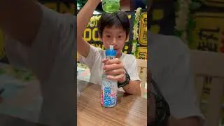 Hata Ramune Yogurt flavour. Japanese soda. #funwithjun #shorts #japan