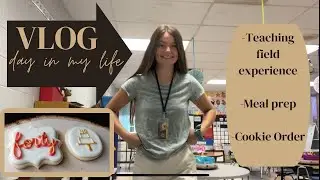 VLOG OF MY DAY WITH A COOKIE ORDER (BIRTHDAY COOKIES)! 9/7/23