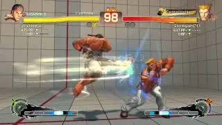 Batalla de Ultra Street Fighter IV: jorivelme_ec (Ryu) vs Stormgiant711 (Guile)