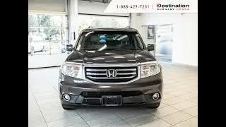 2012 HONDA PILOT EX-L AWD - LEATHER INTERIOR - 3 ROW COMFORT! - B14149