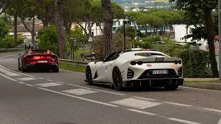 Ferrari Tribute 1000 Miglia 2024 | Loud Sound and Acceleration!