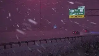 Raw: Whiteout conditions