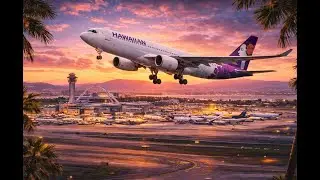Widebody to Paradise | iniBuilds A330 x Hawaiian Airlines  LAX to Kahului