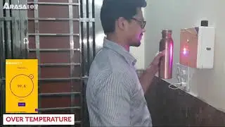 Zero Contact Wireless Thermal Scanner With Automatic Hand Sanitizer dispenser