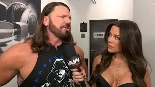 Aj Style Full Backstage SEGMENT | WWE RAW Highlights Today