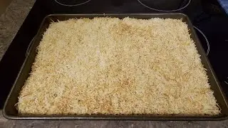 Toasted Shredded Coconut: A Quick Oven Method (#howto #howtocook)