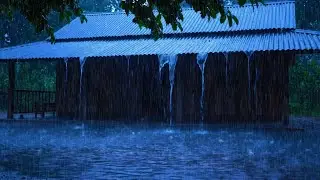 Super Heavy Rain To Sleep Immediately - Rain Sounds For Sleeping - Rainfall for Insomnia Relief,ASMR
