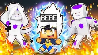 Who's Your Family? O FILHO DO FREEZA VIROU UM SAYAJIN no MINECRAFT