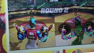 One minute of ARMS Spring Man vs. Helix gameplay (Off screen)