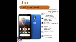Jio phone next specifications #jiophonenext