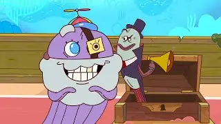 Captain Kraken and His Crew -  The Pirate Championship    - Super Funny Cartoon for Kids