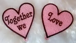 United Hearts Free Standing Lace -  Available at Kreative Kiwi