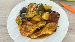 Pilons de poulet aux l&eacute;gumes au four | Recette saine, facile et rapide !