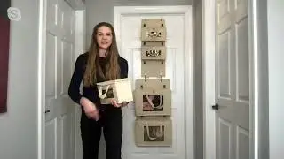P.S. Home 5pc Over the Door Removable Storage Tote System on QVC