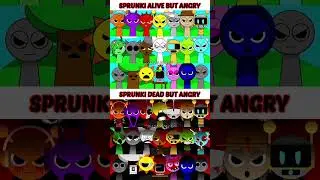 SPRUNKI ALIVE BUT ANGRY vs SPRUNKI DEAD BUT ANGRY #sprunki #gameplay #games #roblox