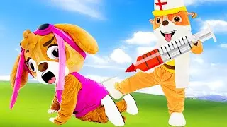SKYE Has Problem, Help Her ! | Paw Patrol Funny Action In Real Life