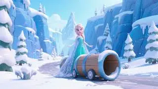 Frozenbarrel Canyon Drive 4 ❄️🚗 | Fun Frozen Sing-Along for Kids