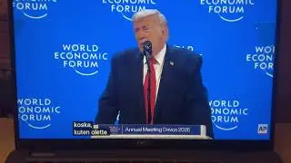 Suomeksi tekstitetty Trumpin puhe Davos 2026