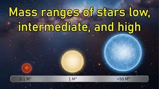 Mass ranges of stars low, intermediate, and high | Part 01