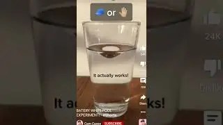 battery whirlpool experiment!