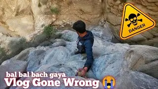 Bal Bal Bach Gaya 😭Vlog Gone Wrong | In Mountain | Hunza Valley Vlogs | Moon bridge | Attabad lake