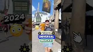 VIRAL Universal Snacks of 2024! 😮🍿 (What to Eat @ Universal Orlando)