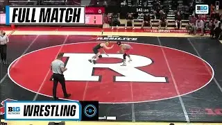 141 LBS: #26 Drew Mattin (MICH) vs #3 Sebastian Rivera (RUT) | 2021 B1G Wrestling