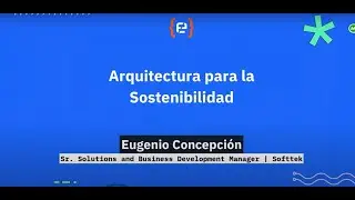 Eugenio Concepción - Arquitectura para la Sostenibilidad
