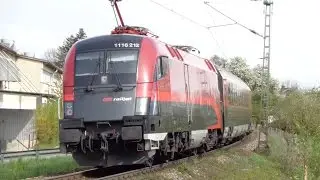 Umleiterverkehr in Bruckm&uuml;hl - 18.05.2017 - nightjet, railjets, u.v.m.