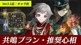 【リバース:1999】Ver3.1迄の全星6・新星5・星5狂想：キャラ別おすすめ『心相＆共鳴プラン』【ゆっくり実況】#reverse1999