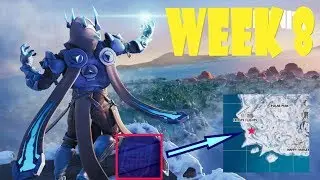 Fortnite SECRET BATTLE STAR/BANNER WEEK 8  Map and Location Season 7