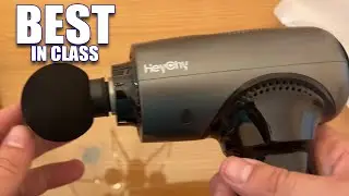 HeyChy Massage Gun Deep Tissue, Powerful Portable Massager
