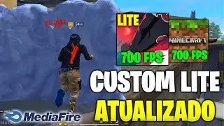 CUSTOM LITE FREE FIRE COM 1 MB COM GR&Aacute;FICO REDUZIDO ALTO DESEMPENHO E MAIS FPS!