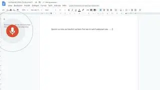Google Docs: Spracheingabe nutzen