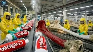 Inside the Toothpaste Factory &mdash; From Animal Bones to Toothpaste | Full Process (Full Process)