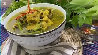 របៀបធ្វេីសម្លម្ជូរឆ្អឹងជំនីជ្រូកត្រកួន How to make pork rib stew