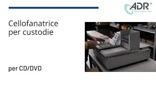 Cellofanatrice per custodie per CD/DVD