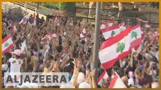 Lebanon's protests gain momentum on third day