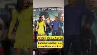 Salman khan & Katrina dancing in TIGER 3 promotional event! #salmankhan #tiger3