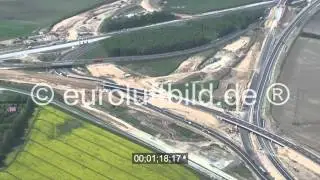 Baustelle Autobahndreieck Schwanebeck bzw. Kreuz Barnim