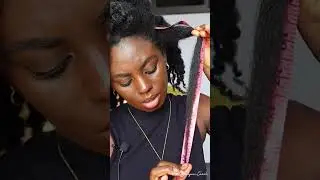 Length check- let&rsquo;s measure my natural hair. #hairgrowth