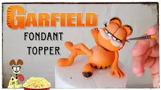 Fondant Garfield Cake Topper:Garfield Fondant Topper:How to Make a Garfield Fondant Topper